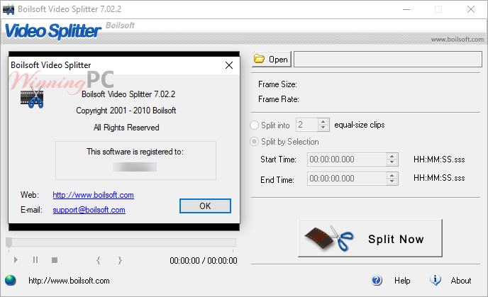 Boilsoft video splitter for mac